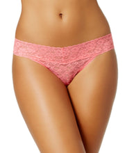 Load image into Gallery viewer, Jenni by Jennifer Moore Women&#39;s Lace Thong, Cala Coral, S
