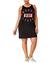 Load image into Gallery viewer, Material Girl Plus Women&#39;s Active Plus Size Shift Dress, Black, 1X
