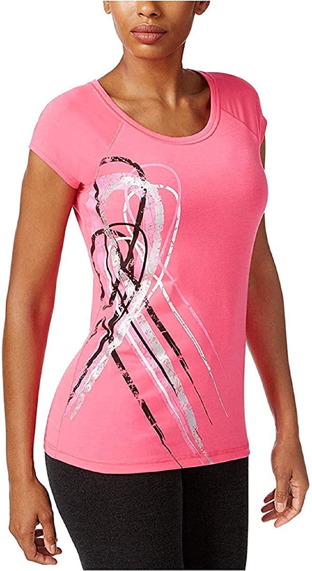 Ideology Women's Breast Cancer Research Foundation T-Shirt, Pink, S