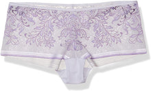 Load image into Gallery viewer, Wacoal Women's Net Effect Boy Short, Purple Heather Multi, X-Large
