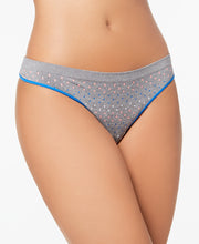 Load image into Gallery viewer, Jenni by Jennifer Moore Women&#39;s Soft Seamless Thong, America Dots, S
