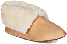 Load image into Gallery viewer, Charter Club Women's Plush Faux-Fur Booties Memory foam Slipper, Tan, S (5-6)
