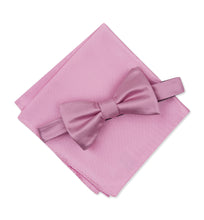 Load image into Gallery viewer, Alfani Men&#39;s Solid Pre-Tied Bow Tie &amp; Solid Textured Pocket Square Set
