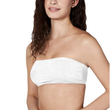 Load image into Gallery viewer, Jenni Women&#39;s Bandeau Removable Straps Bra top, White, L
