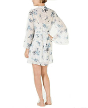 Load image into Gallery viewer, INC Plus Women's Printed Lace-Trim Chiffon Wrap Robe, HUMNG Flower,XXL

