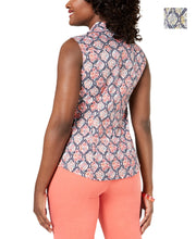 Load image into Gallery viewer, Charter Club Women's Printed Sleeveless Shirt, Citron Aura Cmb, 16
