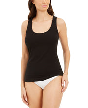 Load image into Gallery viewer, Charter Club Women's Scoop Neck  Basic Cami Tank Top, Classic Black, M
