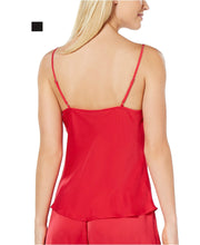 Load image into Gallery viewer, INC Women's Embroidered Pajama Camisole, Deep Black Floral, XS
