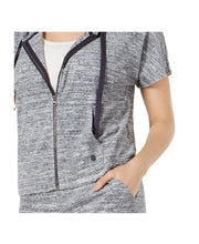 Load image into Gallery viewer, Ideology Women&#39;s Cropped Athletic hoodies, Charcoal Heather, S
