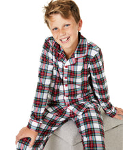Load image into Gallery viewer, Family Pajamas Kid's Stewart Plaid Pajama Set, Stewart Plaid, 2T-3T
