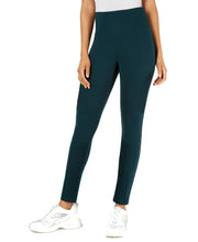 Load image into Gallery viewer, INC Women's Moto High-Waist Comfort Tummy-Control Leggings, Green, XL
