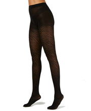 Load image into Gallery viewer, INC International Concepts Women's Zebra Print Tights, Black, XS/S
