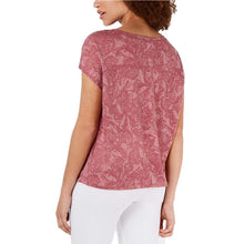 Load image into Gallery viewer, Ideology Women&#39;s Printed Drawstring Athletic Top, Hawthorne Rose, S
