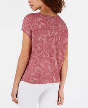 Load image into Gallery viewer, Ideology Women&#39;s Printed Drawstring Athletic Top, Hawthorne Rose, XL

