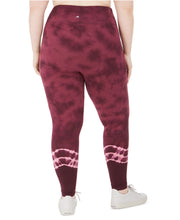 Load image into Gallery viewer, Ideology Plus Women&#39;s Tie Dyed Leggings, Red Passion, 1X
