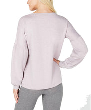 Load image into Gallery viewer, Ideology Women&#39;s Flowing-Sleeve Sweatshirt Top, Pink Delphinium , L
