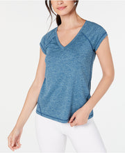 Load image into Gallery viewer, Ideology Women&#39;s Rapidry Heathered Athletic Shirt, Goblin Blue, S
