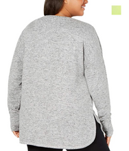Load image into Gallery viewer, Ideology Plus Women&#39;s Long-Sleeve Athletic Sweatshirt, Barbell, 1X
