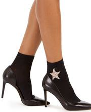 Load image into Gallery viewer, I.N.C. Women&#39;s Embellished Anklet Socks, Black, One Size
