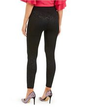 Load image into Gallery viewer, I.N.C. Women's Seamless Embossed Paisley-Print High-Waisted Leggings, Black, XL/XXL
