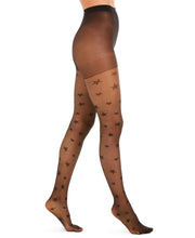 Load image into Gallery viewer, INC International Concepts Women's Sheer Star Tights, Black, L/XL
