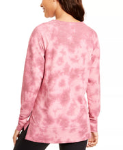 Load image into Gallery viewer, Ideology Women&#39;s Tie-Dyed High-Low Hem Athletic Sweatshirt, Malaga, XS
