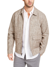 Load image into Gallery viewer, Tasso Elba Men's Classic fit Vieste Bomber Jacket, Nat Khaki Combo, XL
