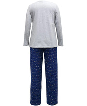 Load image into Gallery viewer, Family Pajamas Men's Holiday Lights Printed Pajama Pants, Blue, L
