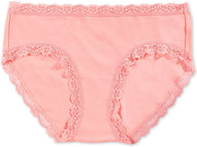 Load image into Gallery viewer, Jenni Women’s Lace Trim Hipster Underwear, Peachberry, XXXL
