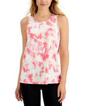Load image into Gallery viewer, ID Ideology Women's Tie-Dyed Mesh-Back Tank Top, Morning Glow, L
