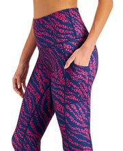 Load image into Gallery viewer, ID Ideology Women&#39;s Cheetah-Print 7/8 Leggings, Cheetah Berry, XXL
