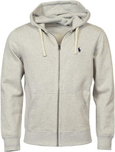 Load image into Gallery viewer, Polo Ralph Lauren Men's Full-Zip Fleece Hoodie, Grey Heather, M
