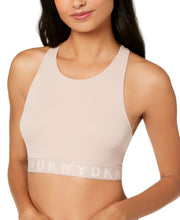 Load image into Gallery viewer, DKNY Women&#39;s Litewear Seamless Ribbed Crop Top Bralette, Pink, XL
