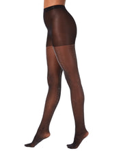 Load image into Gallery viewer, DKNY Women's LUREX-Metallic Tights, Black/Silver, Medium
