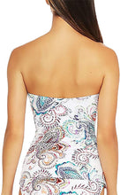 Load image into Gallery viewer, Ralph Lauren Women's Captiva Paisley Twist-Front Tankini Top, White, 6
