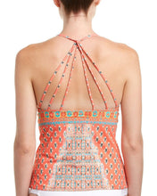 Load image into Gallery viewer, Nanette Lepore Women's Bindi Honey Goddess Strappy Tankini Top, Coral, XS
