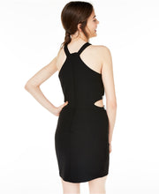 Load image into Gallery viewer, Speechless Juniors&#39; Cutout Bodycon Y-Neck Party Dress, Black, 5/S
