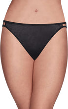 Load image into Gallery viewer, Vanity Fair Women's Illumination String Bikini Panty, Black, 6/M
