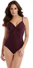 Load image into Gallery viewer, Miraclesuit Women's Twist Slimming One-Piece Swimsuit, Shiraz, 16
