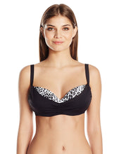 Load image into Gallery viewer, Coco Reef Women&#39;s Underwire Bikini Top , Harmony Mix  Black, 32/34D
