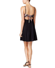 Load image into Gallery viewer, COCO RAVE Women&#39;s Ari Printed Babydoll Cover-Up, Jet Black, L
