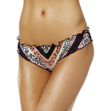 Load image into Gallery viewer, Sundazed Women&#39;s Mermaid Ruffled Cheeky Bikini Bottoms, Multi, XS
