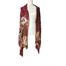 Load image into Gallery viewer, INC International Concepts Women's Mixed-Animal-Print Pashmina Wrap,Brown

