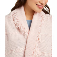 Load image into Gallery viewer, INC Women's Raschel-Knit Loop Scarf With Fringe, Blush, One Size
