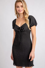 Load image into Gallery viewer, Belloago Women&#39;s Woven Solid Mini Smocked Dress

