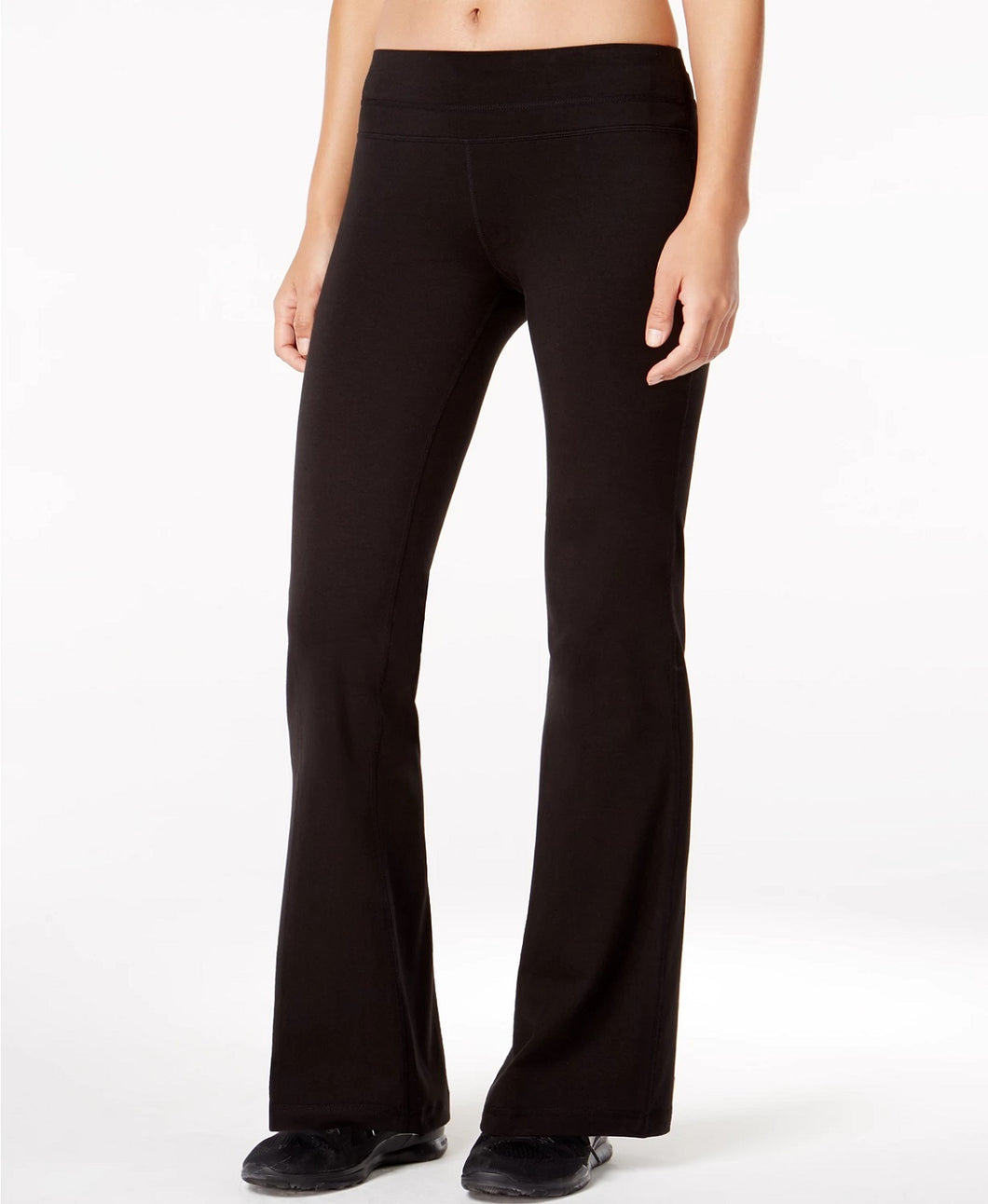 ID Ideology Flex Stretch Bootcut Yoga Full Length Pants, Black, M