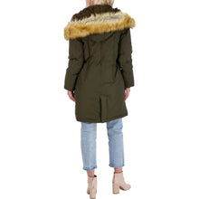 Load image into Gallery viewer, BCBGENERATION Faux-Fur-Trim Hooded Water-Resistant Anorak Coat
