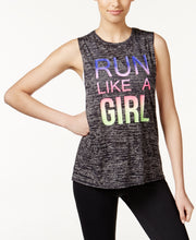 Load image into Gallery viewer, Ideology Women&#39;s Burnout Heathered Tank Top, Charcoal Heather, L
