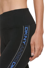 Load image into Gallery viewer, DKNY Sport Women&#39;s High-Waist 7/8 Leggings, Azul, Black, M
