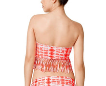 Load image into Gallery viewer, Raisins Cabo Kiss Tie-Dyed Bali Bandeau Top Women's Swimsuit Large
